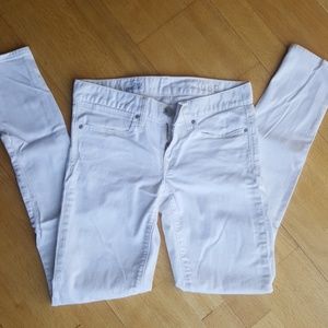 Gap White Skinny Jeans